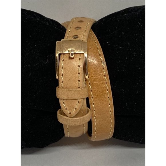 Michael Kors MK4288 Women's Beige Leather Analog S - Picture 6 of 12